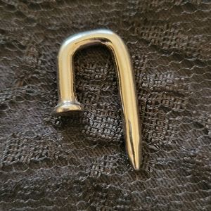 Stainless Steel Bent Nail for Septum or Ear Piercing